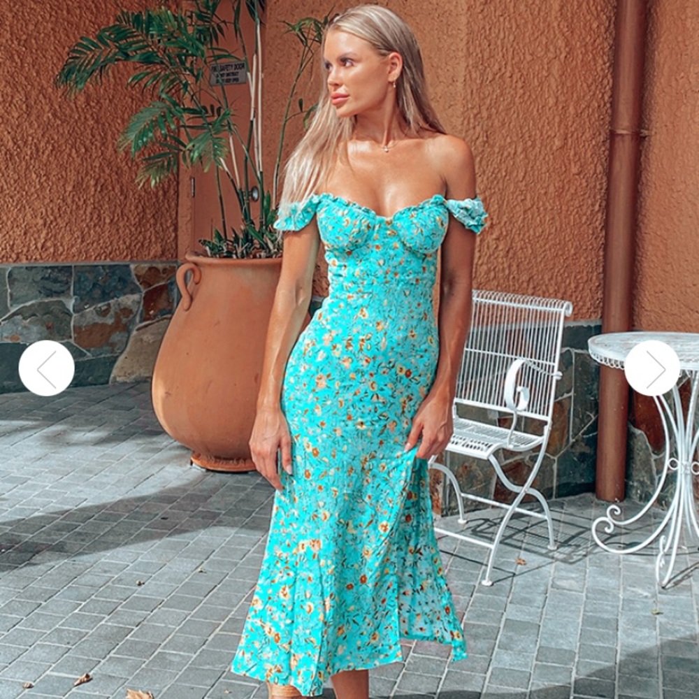 Your Last Chance Midi Dress Fortunate One